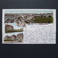 1900, OERLIKON ZH, Litho, antike Ansichtskarte