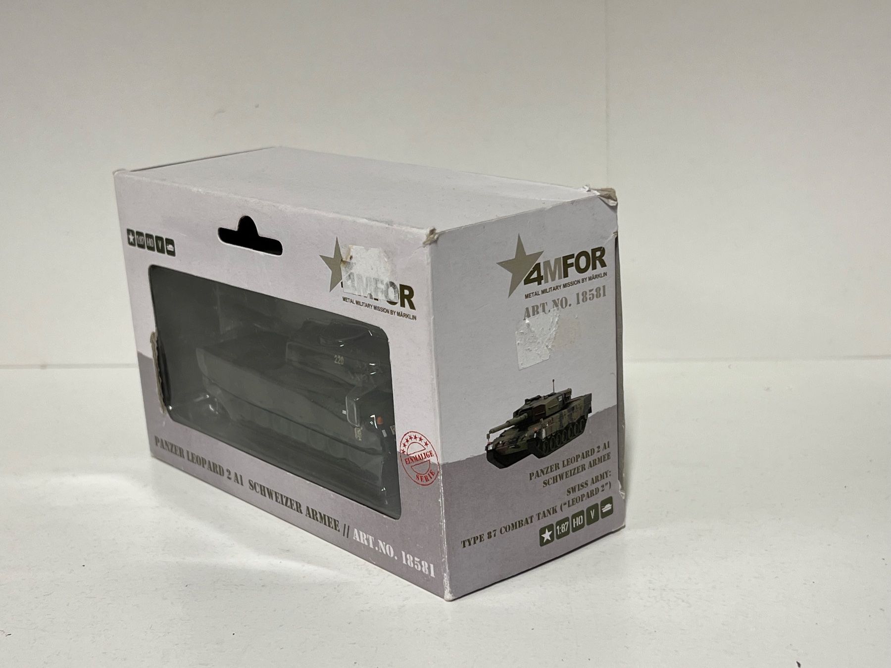 Liliput Modellini di ferrovie: 4MFOR PANZER LEOPARD 2 AI SCHWEIZER ARMEE H0 1:87 – Usato da Geroldswil venduto da TopTrain54 6