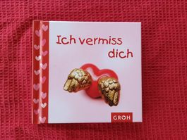 Mini Buch: Ich vermisse dich /Liebe, Weihnacht, Adventskalen