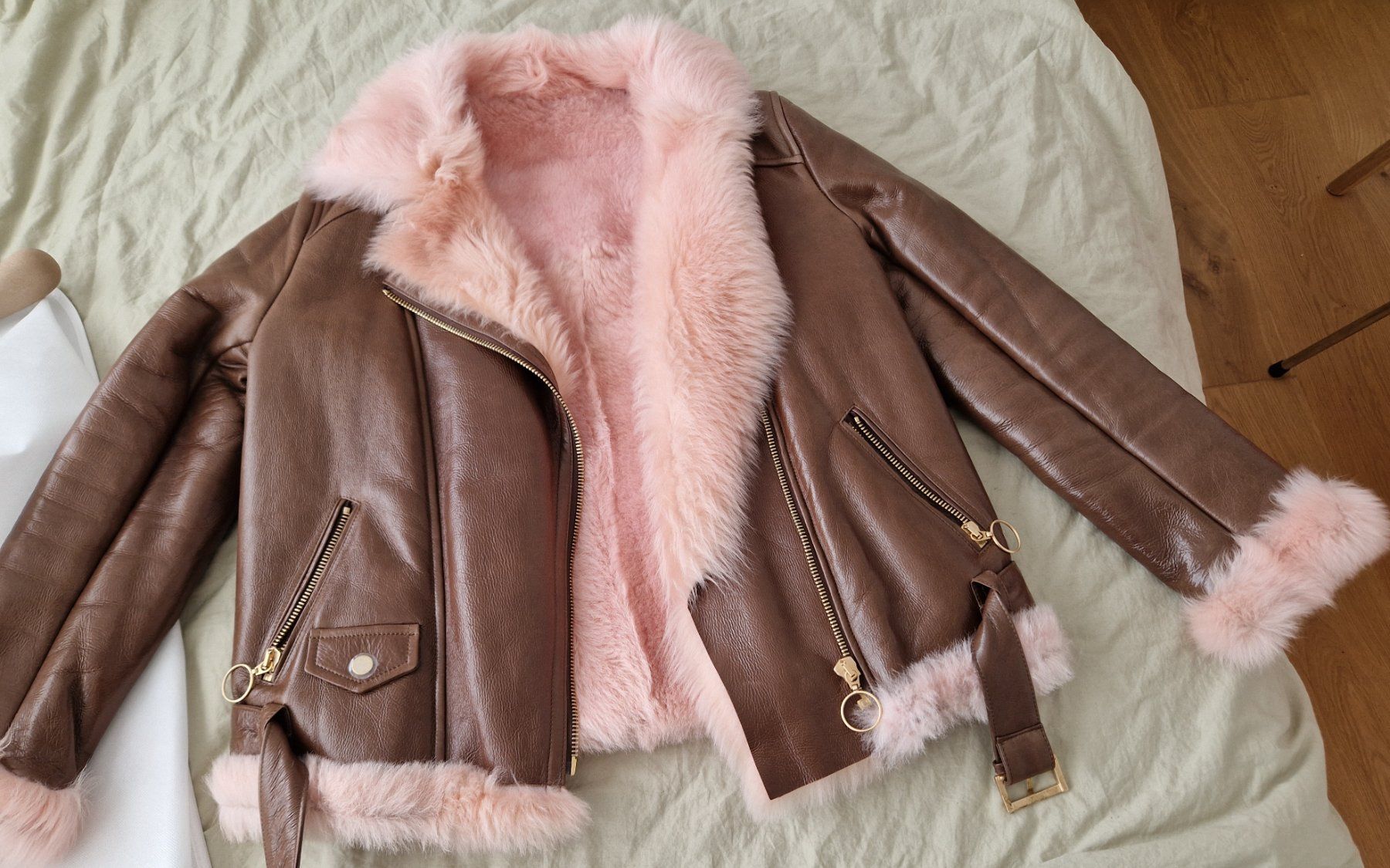 Jacken: Uterque Winterjacke Pilot Pelz Leder Gr. M – Gebraucht aus Erlinsbach SO von ULIKH 3