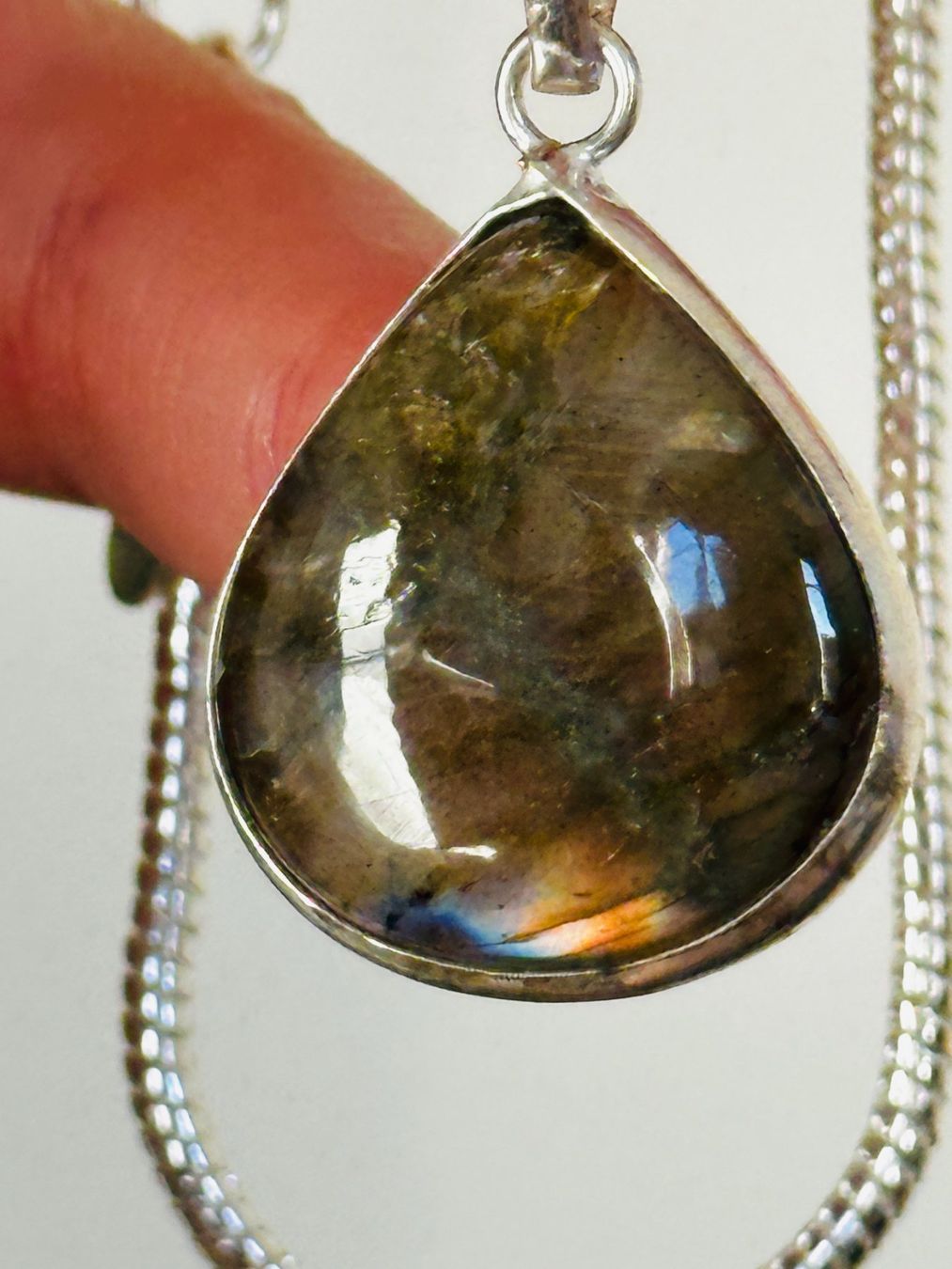 Catenine: Labradorite Gemstone Handmade Jewelry necklace – Nuovo e nell'imballaggio originale da Genève venduto da AGBERG 5