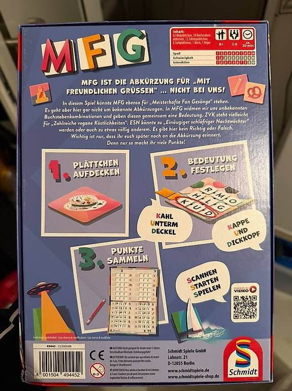 Jeux: MFG – D'occasion à Kloten par cirederf1991 1