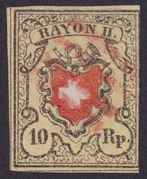 16II, Rayon II gelb T.12 A2-RU, seltene rote Raute MEGGEN LU