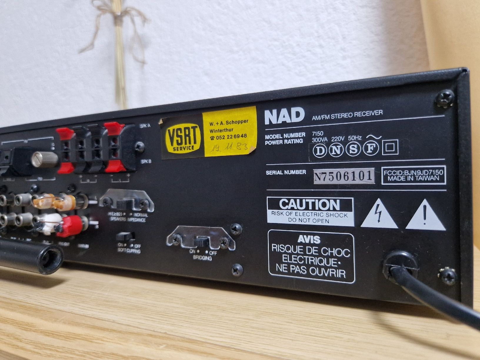 Nad Verstärker: NAD 7150 – Gebraucht aus Arbon von Mayak_Sound 7
