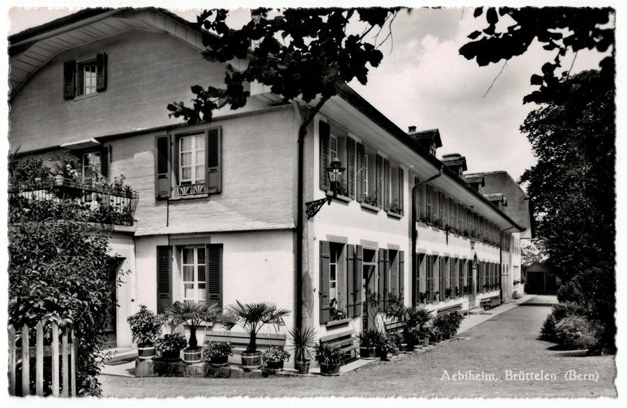 Cartoline postali: Brüttelen, Aebiheim um 1940 – Usato da Frauenfeld venduto da POML