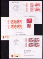 1977/79 VOLKSBRÄUCHE_MARKENHEFT-FDC UNGEZÄHNT_5.1.79 BERN 1!
