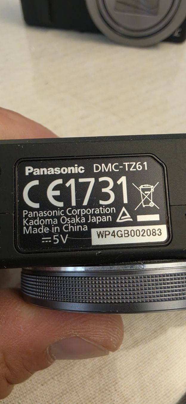 Panasonic Fotocamera: Panasonic DMC tz61  – Usato da Lyss venduto da ram76 1