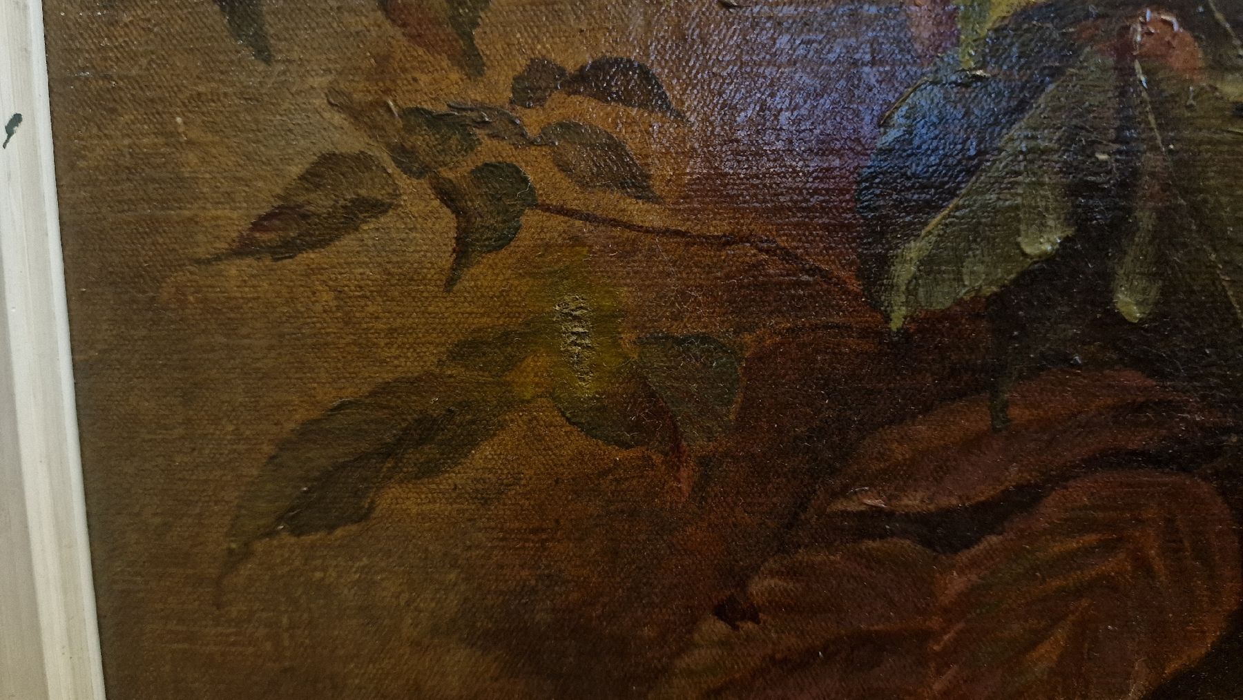 Dipinti: Antike Ölgemälde, Herbststillleben, signiert – Usato da BERN venduto da Intarsia 8