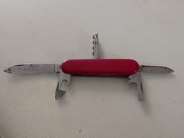 Victorinox Spartan Offiziersmesser rot gebraucht 10 Funktion