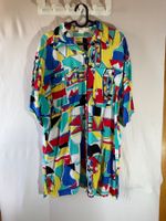 Farbenfrohe Vintage Bluse von Scirocco Gr. 42