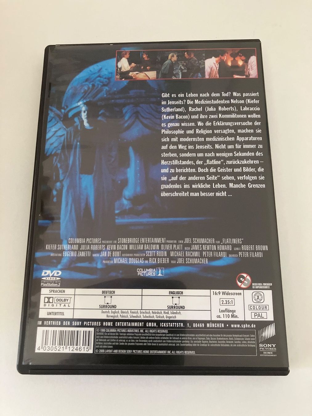 Alle DVDs: Flatliners (DVD) Sutherland, Roberts, Bacon – Gebraucht aus Arbon von HelFer01 1