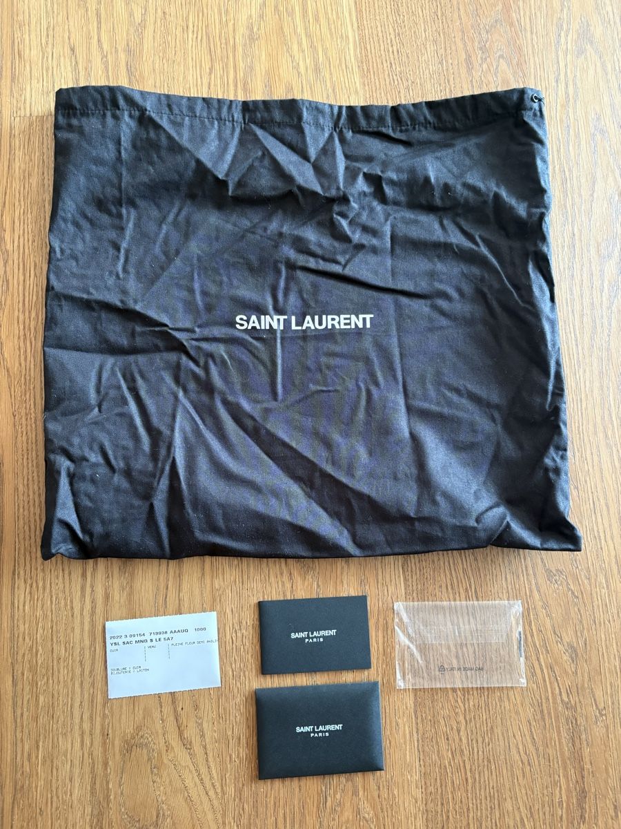 Saint Laurent Borse da donna: Saint Laurent Le 5 à 7 Leder Handtasche Medium schwarz – Usato da Zug venduto da bia_v6gf 8