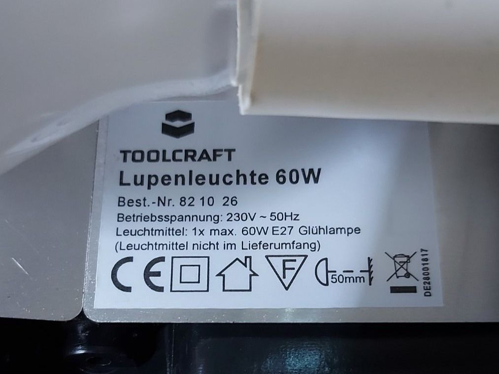 Tutti gli attrezzi: Lupenleuchte Toolcraft – Usato da Künten venduto da Soku3 2