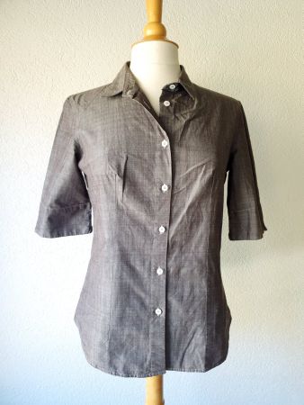 BLUSE HEMD STEFANEL S 36 BASIC,  TOP ZU JEANS HOSE ROCK