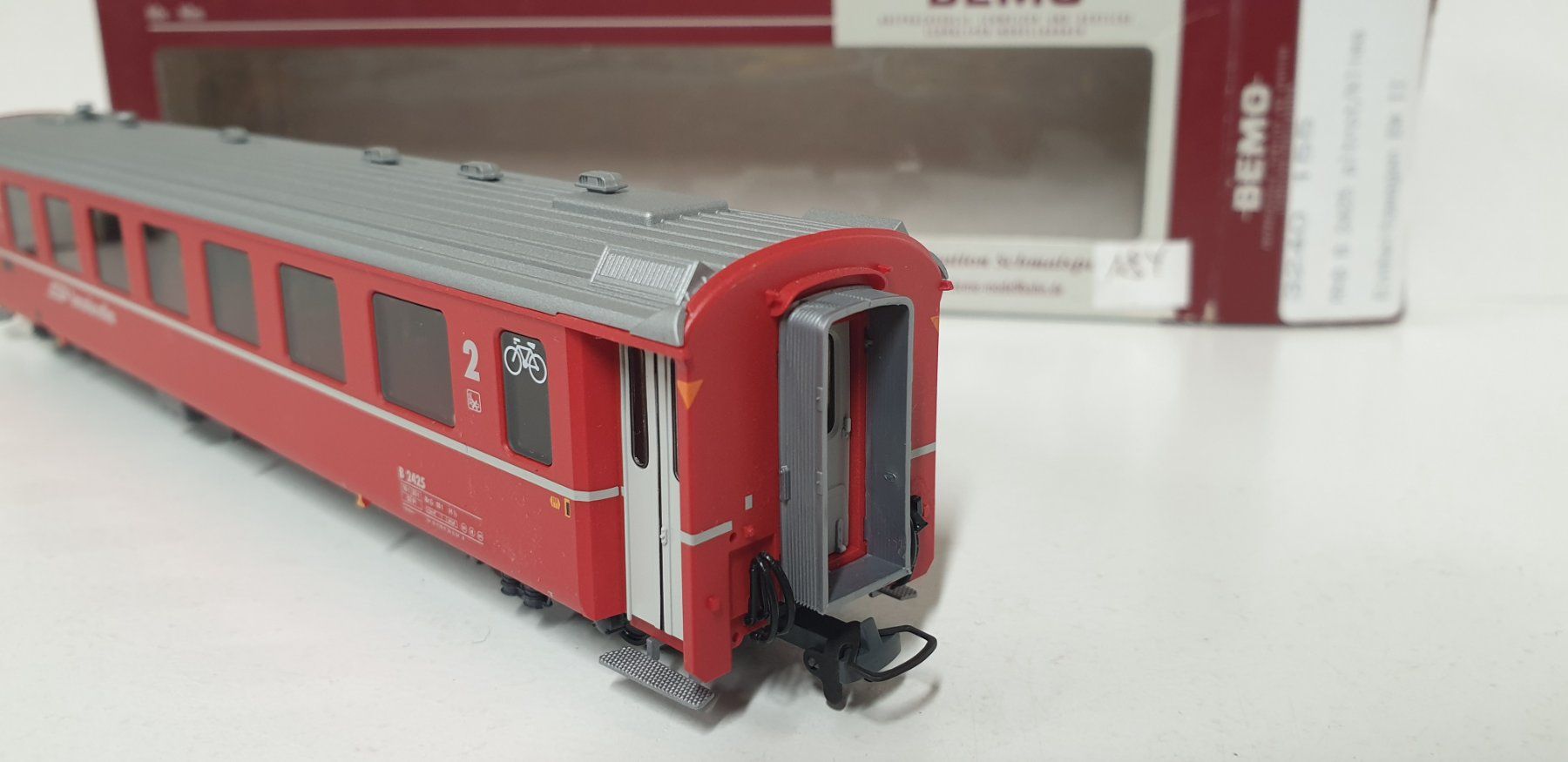 Bemo Modellini di ferrovie: Bemo RhB Einhetswagen EW II  3240 155 – Nuovo (secondo la descrizione) da Geroldswil venduto da TopTrain54 5