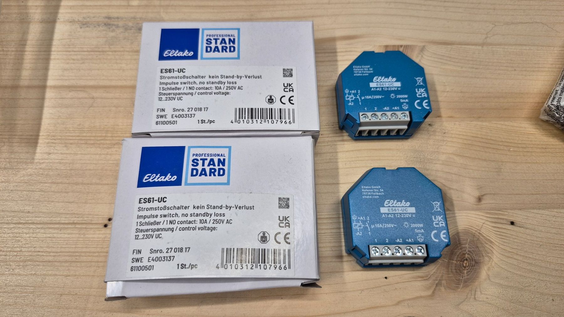 Eltako Componenti elettronici: Eltako Stromstossschalter – Nuovo e nell'imballaggio originale da Jonschwil venduto da ManuKell