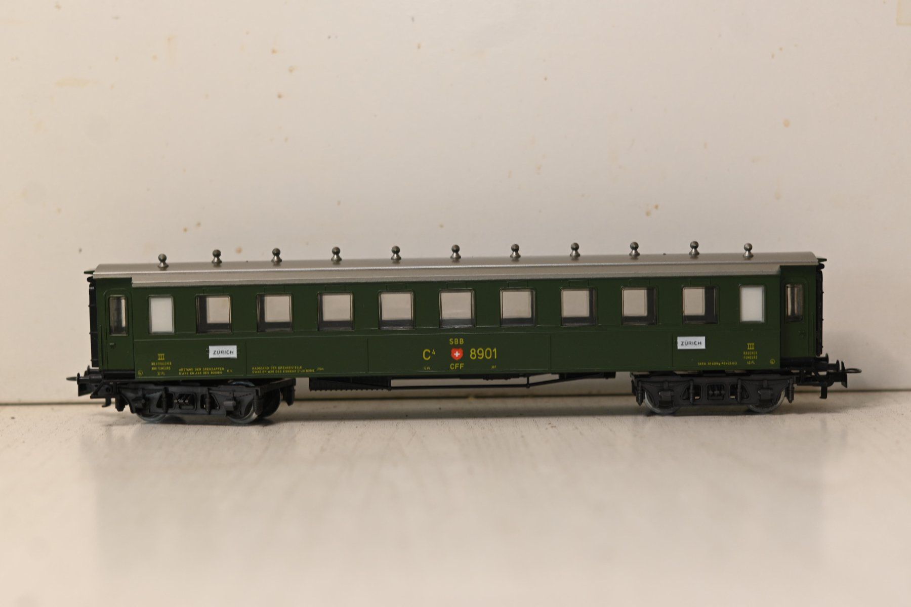 Märklin Modelleisenbahnen: SBB C4 8901 Märklin HO/AC mit OVP – Gebraucht aus Laupen ZH von Zmoewe 6