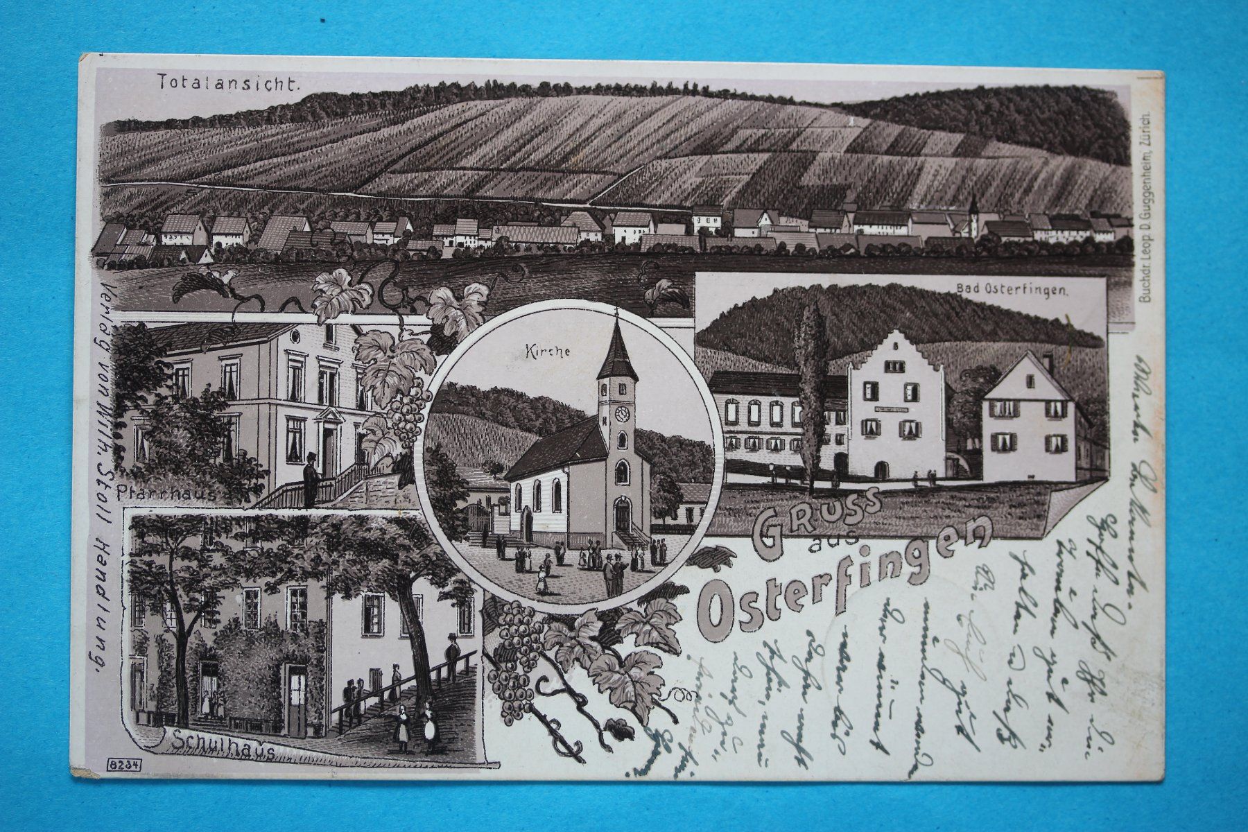 Ansichtskarten: OSTERFINGEN LITHO AK – Gebraucht aus Lotzwil von pirolh