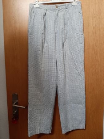 Rifle Sommerhose  Blaue Musterung - Vintage