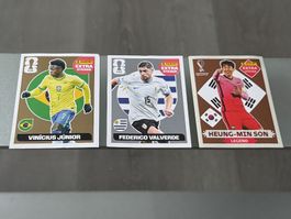 PANINI 2026 EXTRA Sticker Vinicius Jr, Valverde, Son.