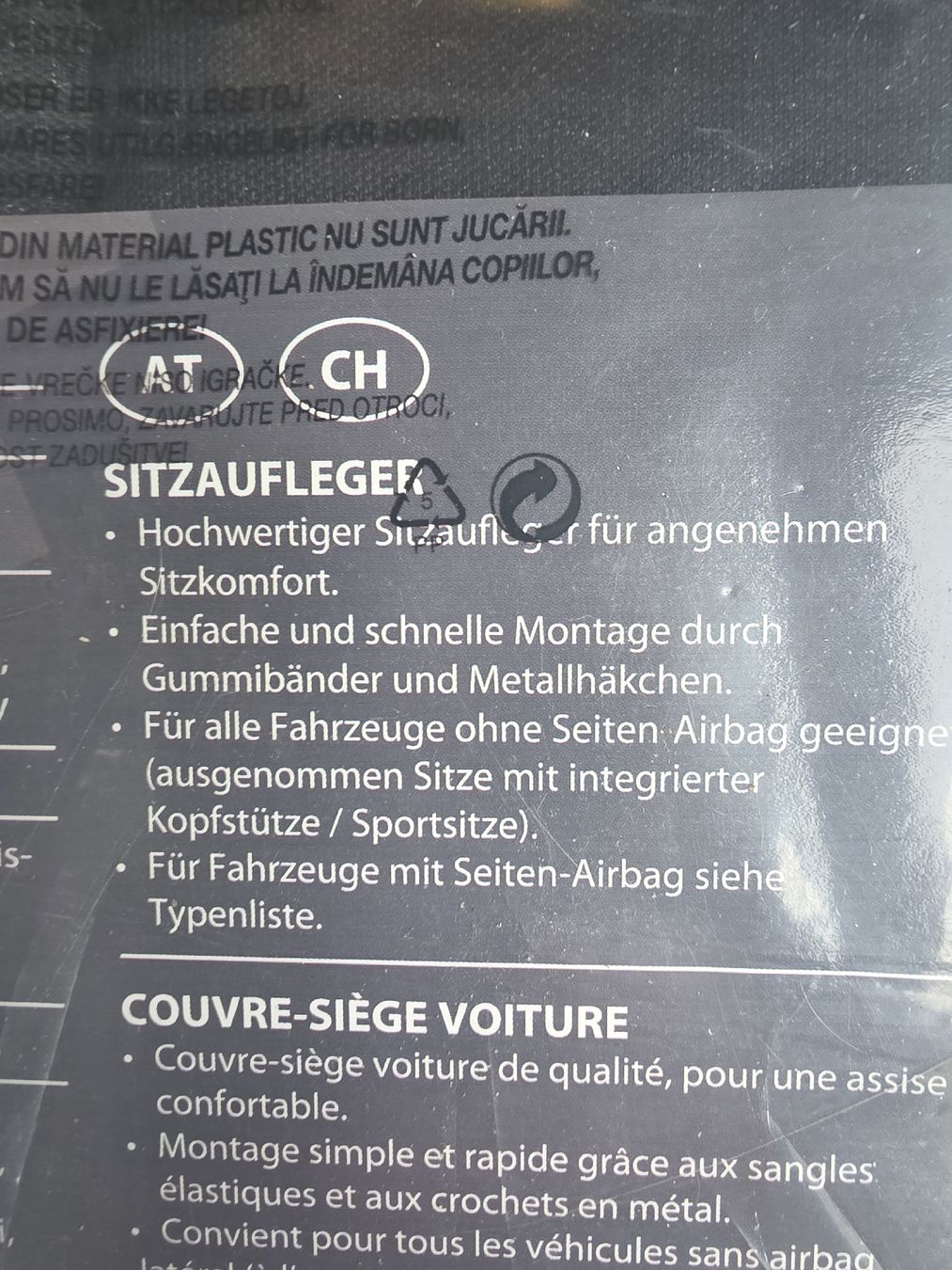 Sonstiges Fahrzeugzubehör: AUTO XS Sitzauflieger 2er-Set ungebraucht – Neu und originalverpackt aus Arbon von MadameLuLa9320 4