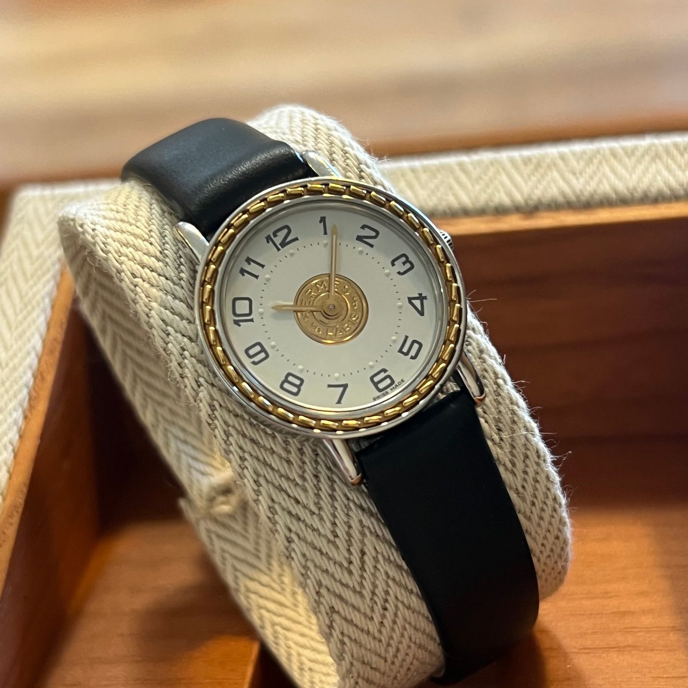 Hermès Orologi: Hermès Sellier Vintage Quartz Full Set SE4.220 – Usato da Carouge GE venduto da Watchaser 7