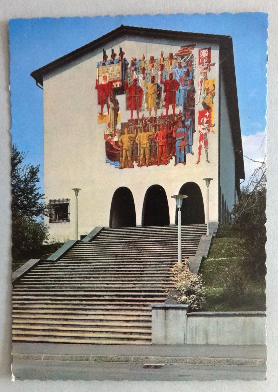 Ansichtskarten: Schwyz, Bundesbrief-Archiv – Gebraucht aus Fétigny von Billy2miny