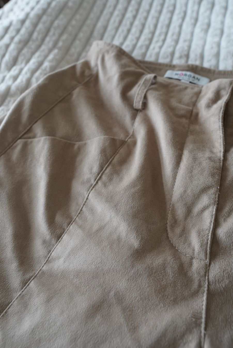 Morgan Pantaloni: Short beige Morgan – Taille 38 – Usato da Onex venduto da Magou_31 1