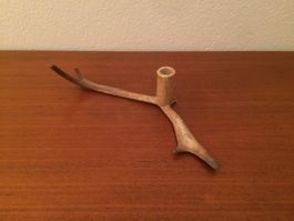 Vintage Geweih Kerzenständer Pfeifenhalter od. Stifthalter
