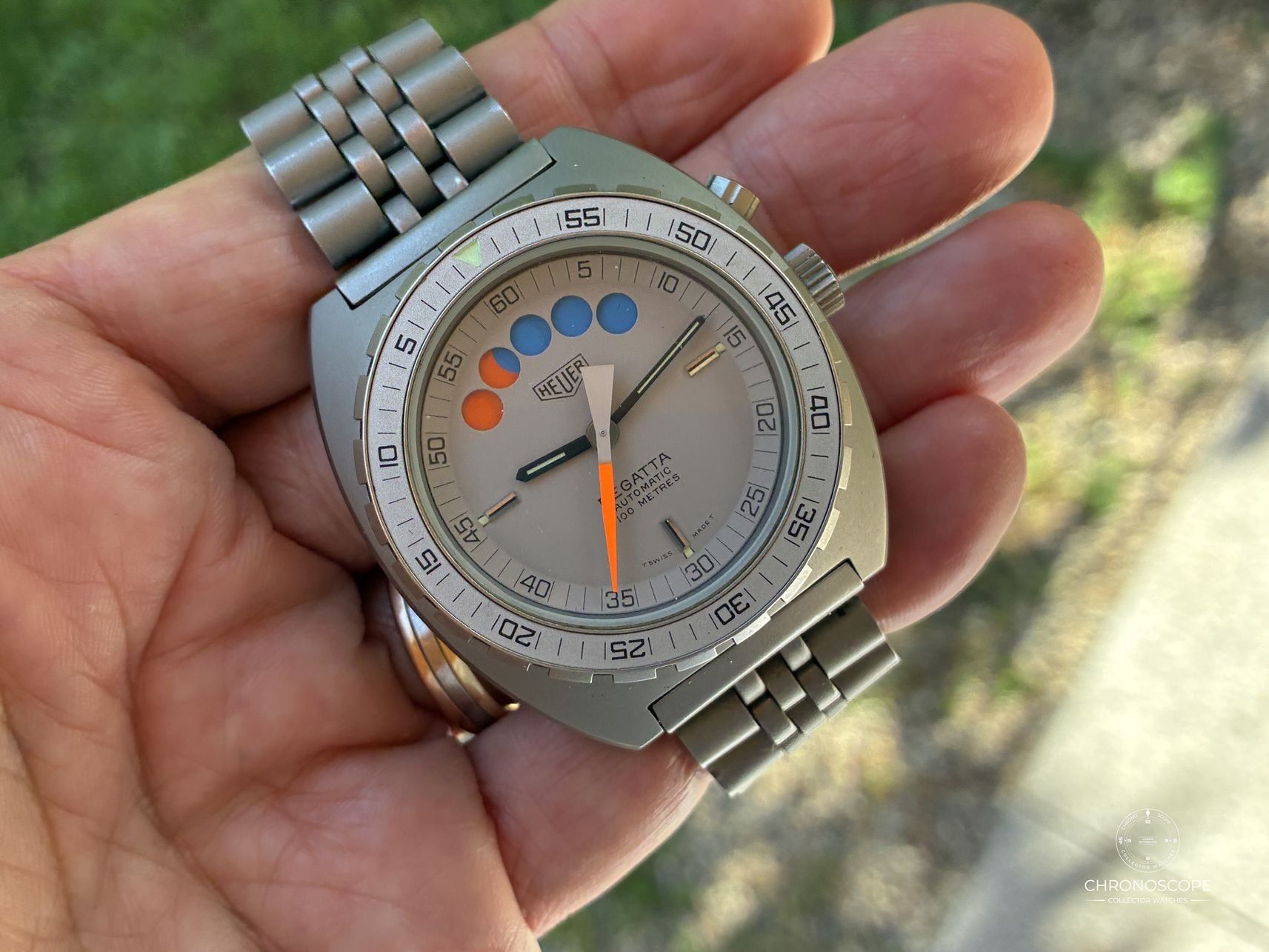 Tag Heuer Orologi: Heuer Regatta Ref. 134.603 – Usato da Luzern venduto da ChronoScope6004 5