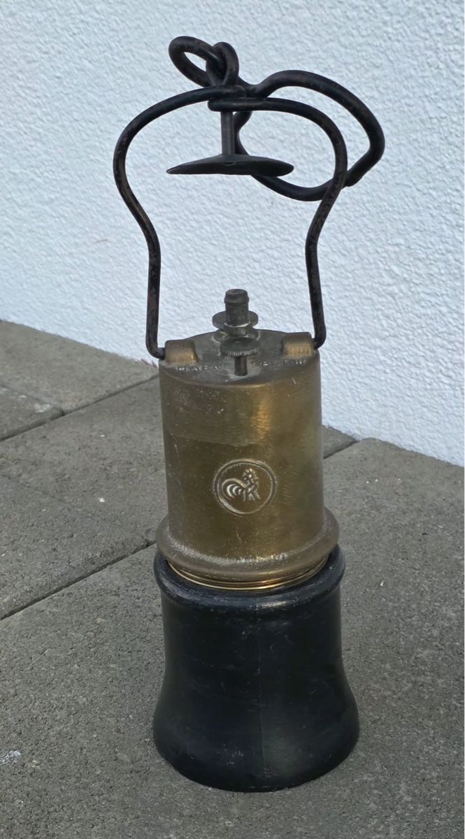 Lampade: Grubenlampe,  Karbidlampe – Usato da Mumpf venduto da Spannset