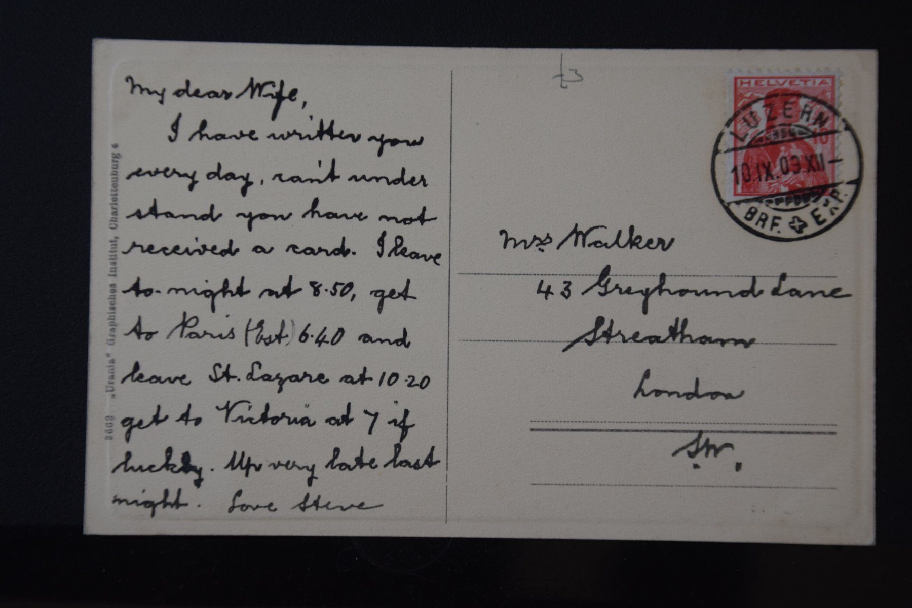 Cartoline postali: AK Luzern, Hotel Union 1903 – Usato da Luzern venduto da CH2018 1