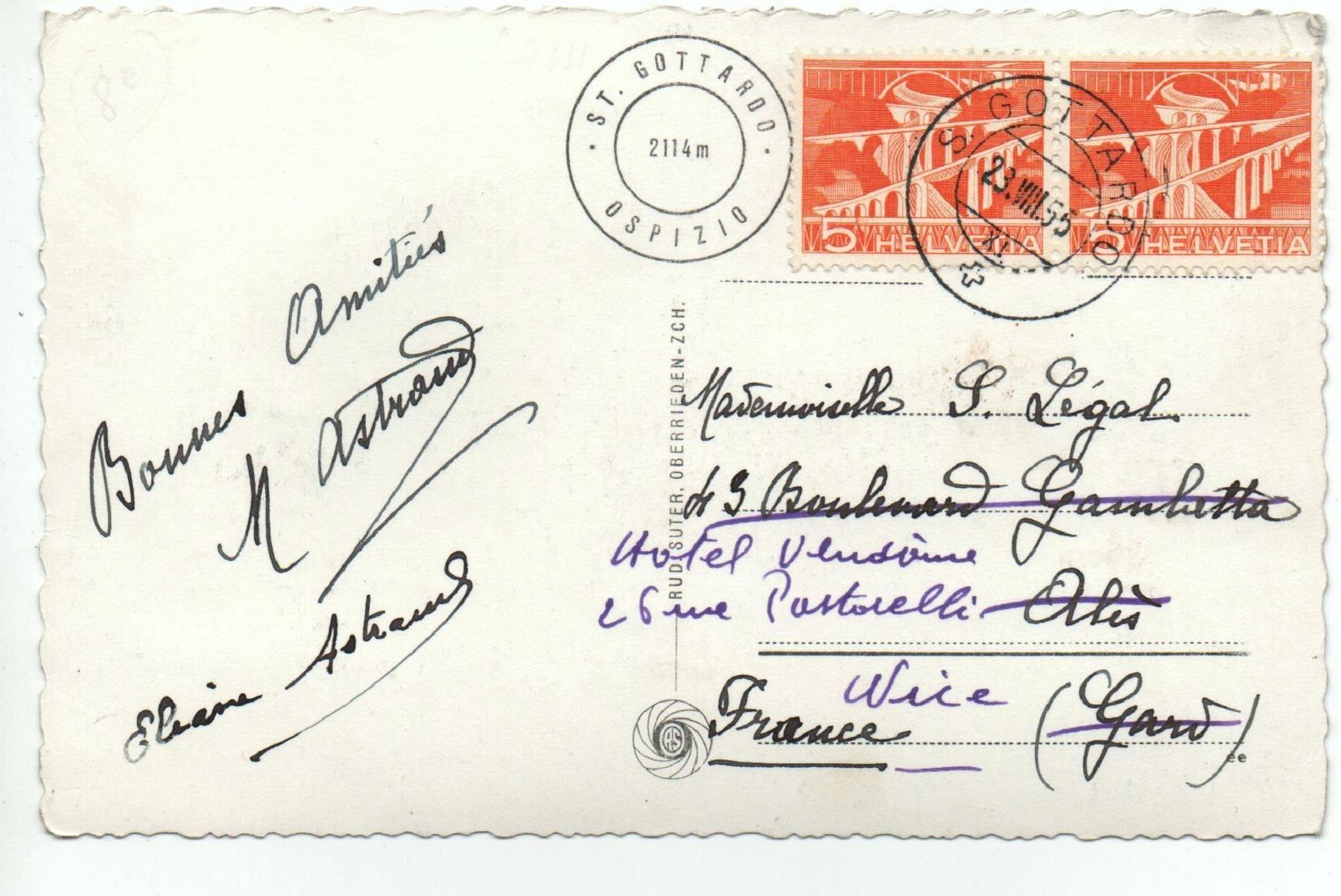 Cartes postales: GOTTHARD-HOSPIZ Bus - Auto - Postauto - LKW – D'occasion à Jona par philajona 1