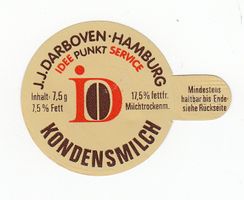 Deutschland, Einzelstück Darboven  D-Nr.4  alt und rar
