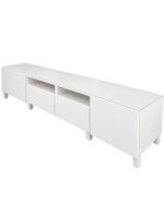 TV-Lowboard / Sideboard Weiss  240 cm