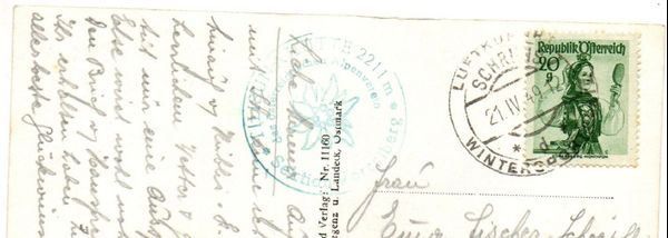 Cartoline postali: TILISUNAHÜTTE Ski – Usato da Jona venduto da philajona 1