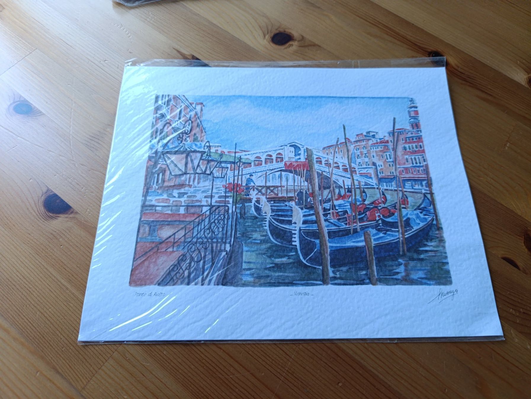 Grafica & Litografie: Trois lithographies de Venise – Nuovo e nell'imballaggio originale da Prangins venduto da Timband 2