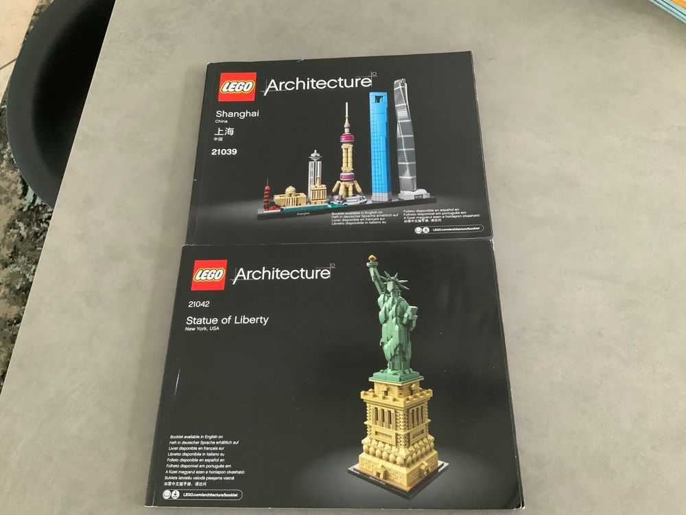 Lego Bauanleit. Architecture 21039+Statue of Liberty 21042 | Kaufen auf ...