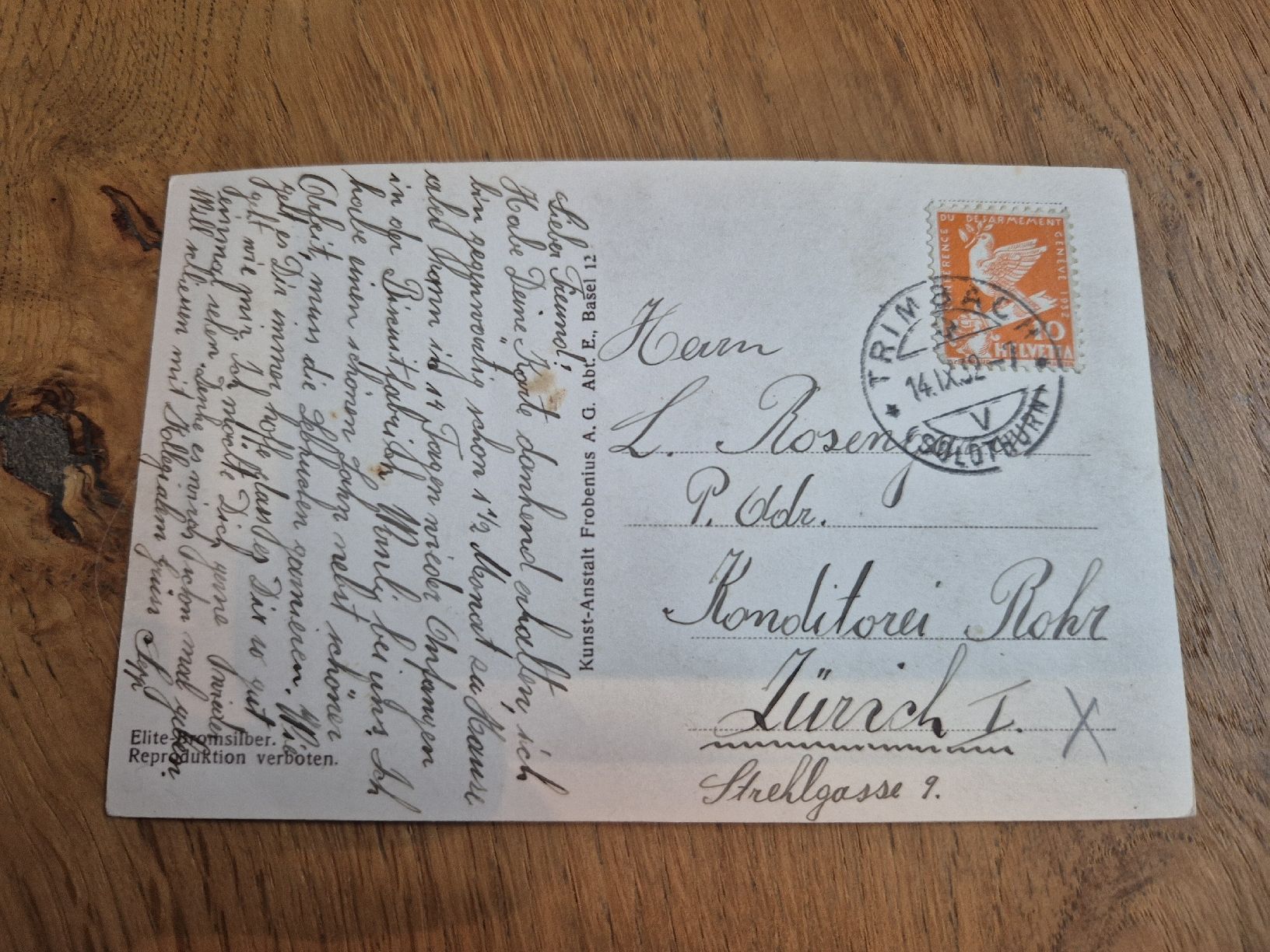 Cartoline postali: Trimbach Olten – Usato da Trimbach venduto da Ramsi1270 1