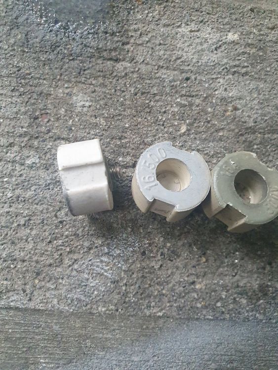 10x DII E27 Sicherungseinsätze 16A 500V - Keramik Sicherungen GG 50kA