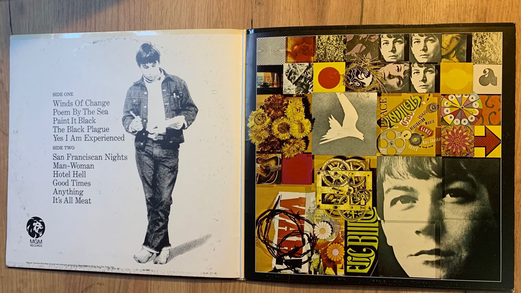 Dischi in vinile: ERIC BURDON & THE ANIMALS - WINDS ... RE GER ...VG++/VG – Usato da Gals venduto da Diskopatshop 1