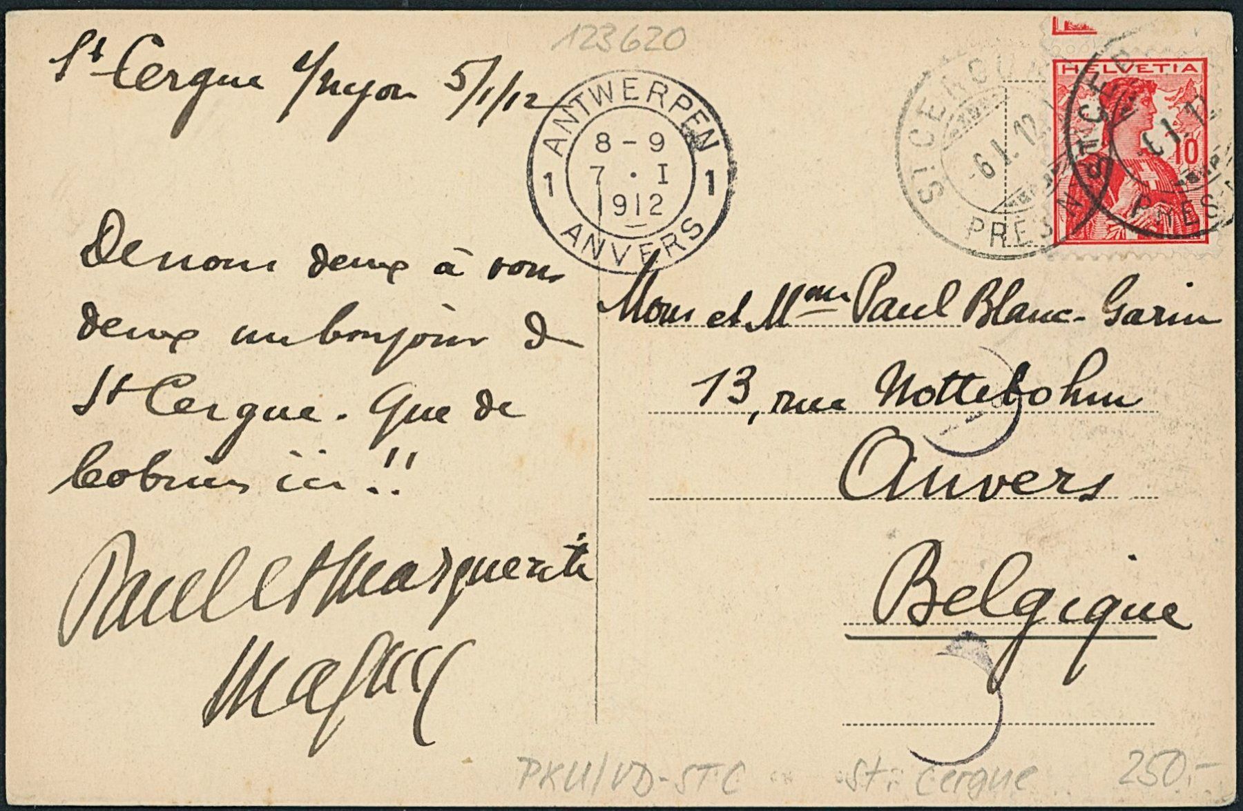 Cartoline postali: VD St. Cergue - Postkutsche – Usato da Schindellegi venduto da leecollect 1