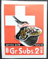 Verpflegungs Abt 2, rot, geschn, 2.WK, Wi Vpf 12-2