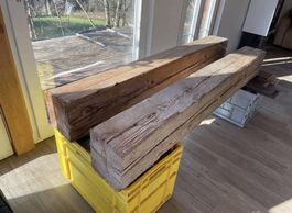 Holzbalken Länge 162cm, Breite 22cm, Tiefe 18cm