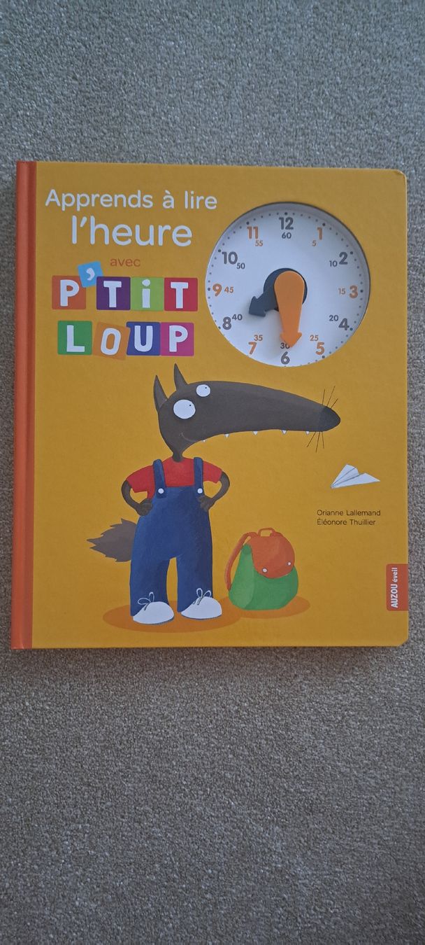 Libri: Apprends à lire l'heure avec p'tit loup – Nuovo (secondo la descrizione) da Bossonnens venduto da becky_sommer