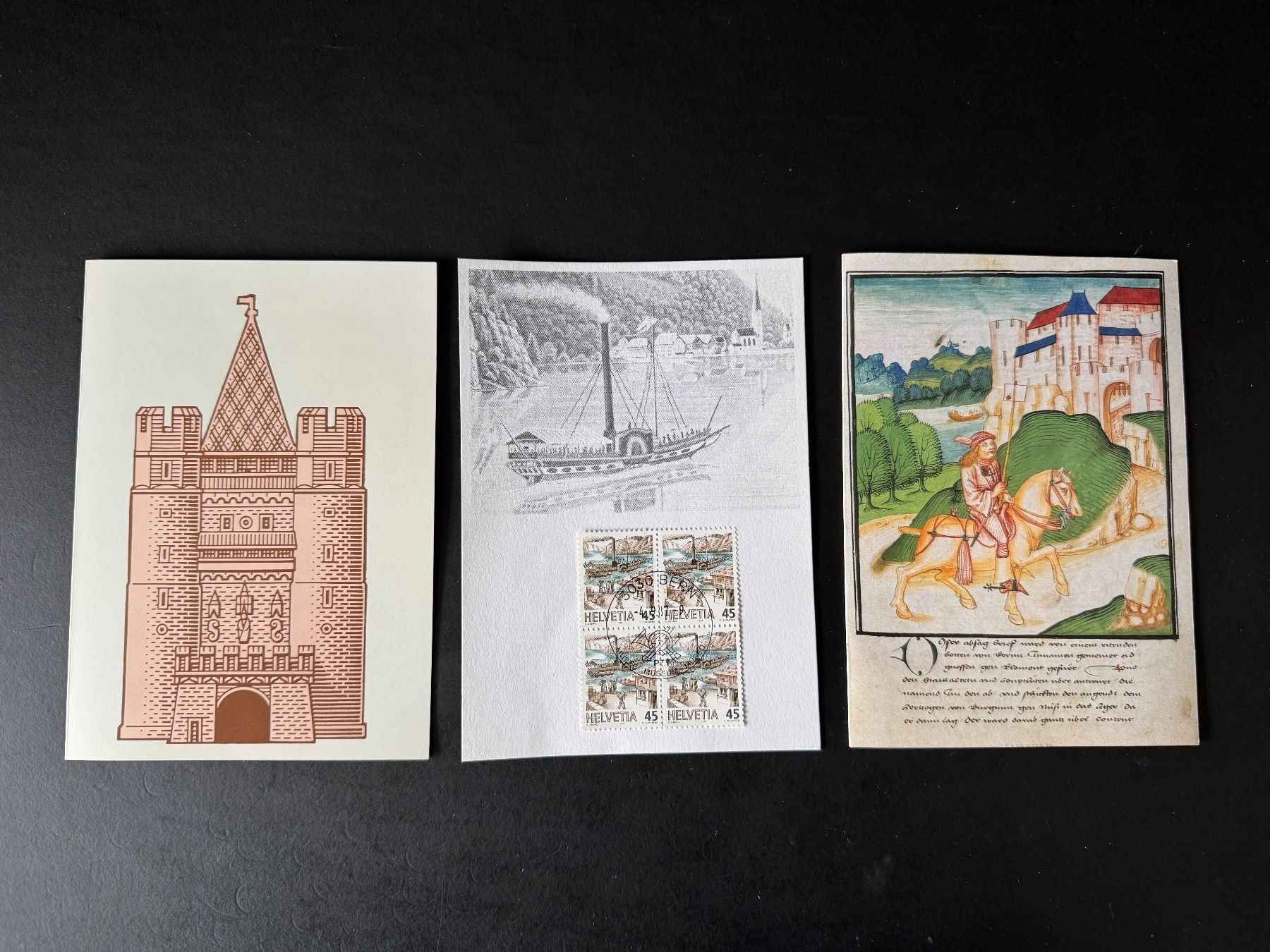 Tutti i francobolli: Briefmarken Schweiz, Viererblöcke – Nuovo (secondo la descrizione) da Thun venduto da abunadh 4