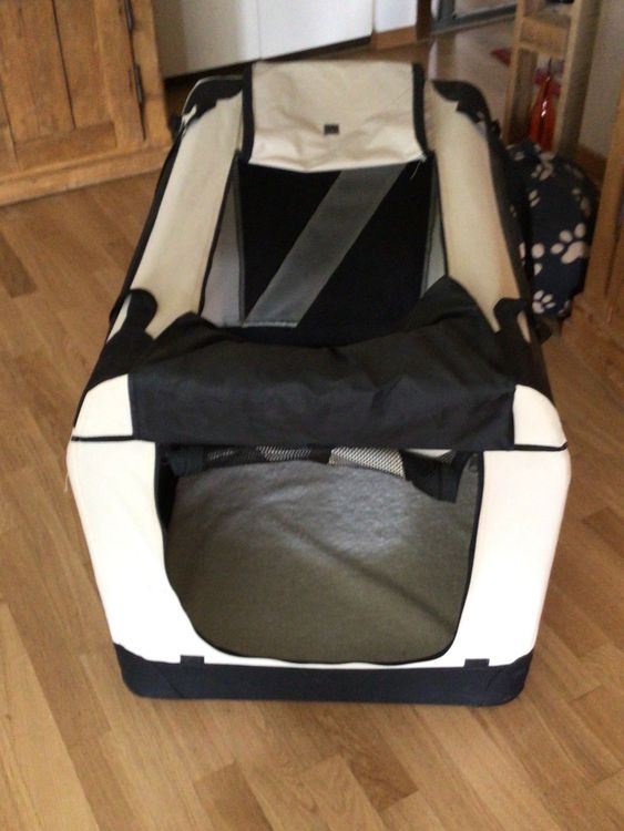 Hundebox faltbar XXL beige. Wenig gebraucht Kaufen auf Ricardo