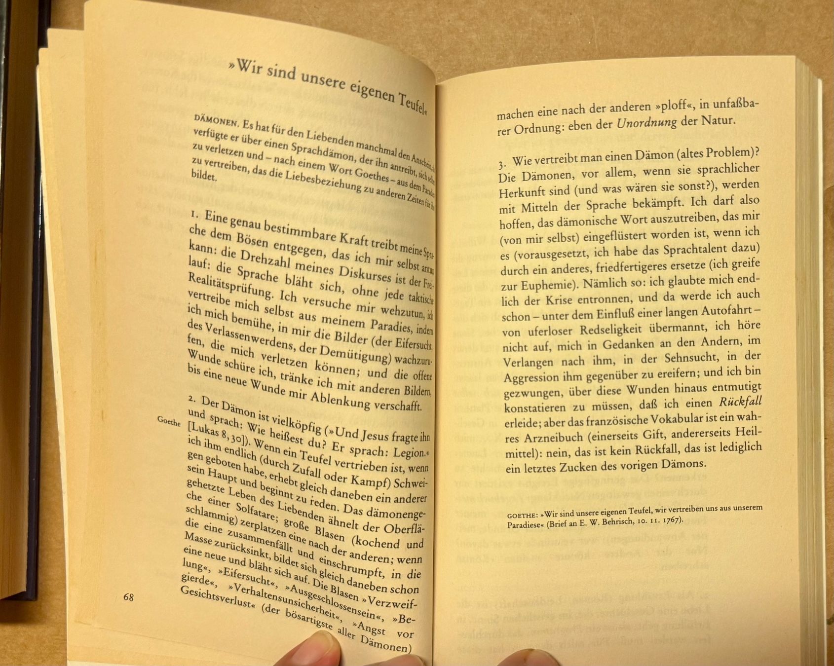 Libri: Roland Barthes * Fragmente einer Sprache der Liebe – Usato da Wettswil venduto da osoma99 2