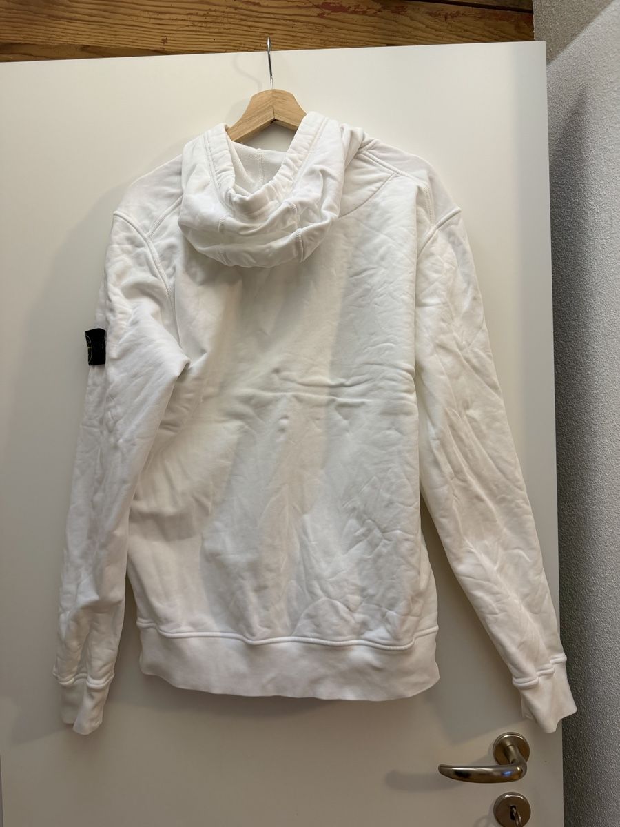 Stone Island Maglioni & Felpe: Stone Island Hoodie Weiss – Usato da Meggen venduto da strawberryfield 3