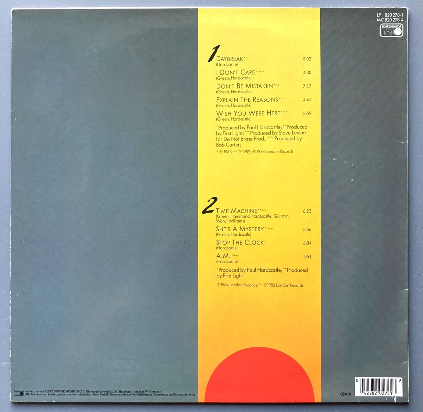 Dischi in vinile: PAUL HARDCASTLE & 1ST LIGHT - DAYBREAK – Usato da Poliez-Pittet venduto da Newtown-Records 1
